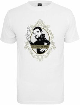 Camiseta de manga corta Drake Camiseta de manga corta Champagne Papi Unisex Blanco XS - 1