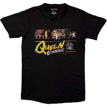 Koszulka Queen Budapest Stage Koszulka z krótkim rękawem Black 2XL - 1