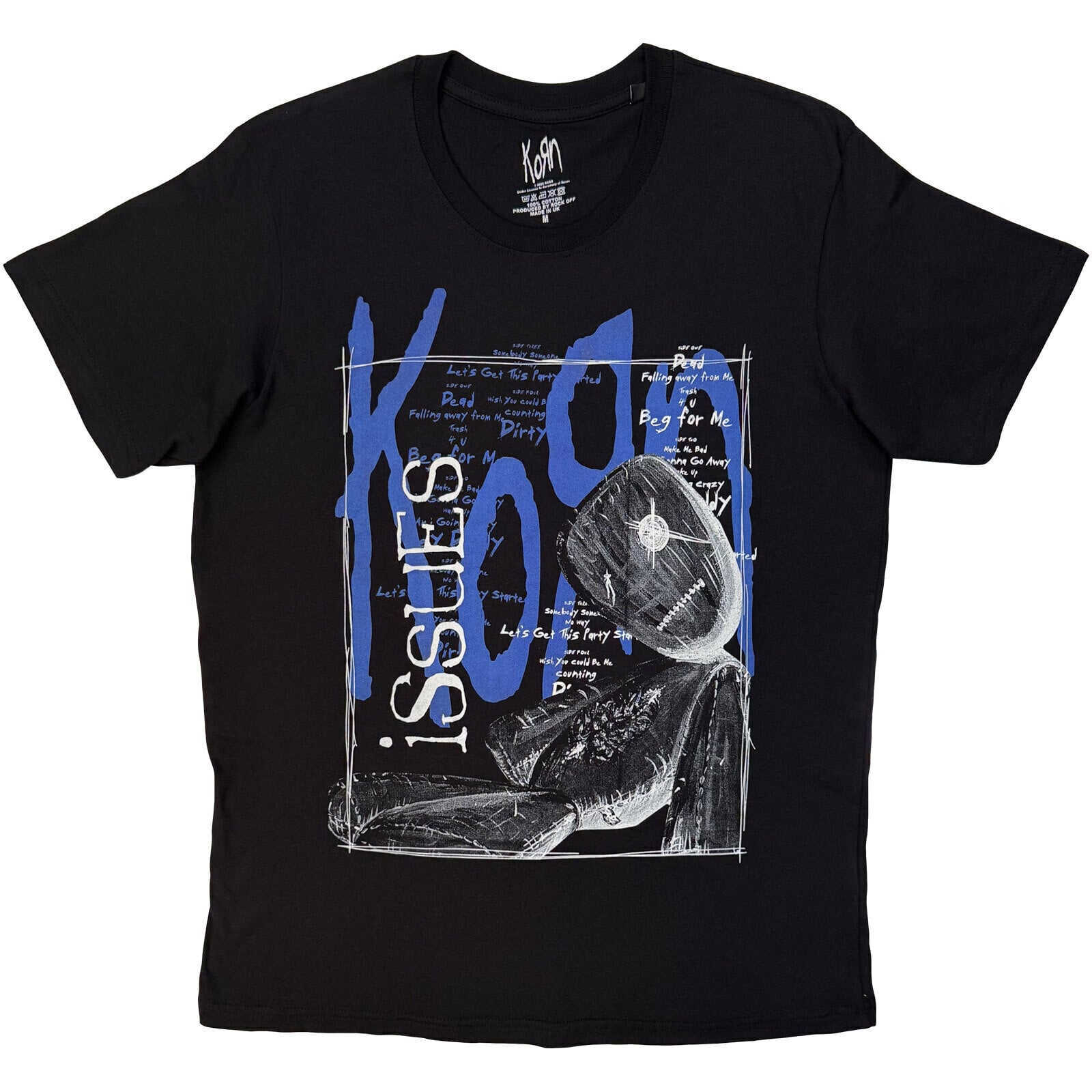 Camiseta de manga corta Korn Issues Box Camiseta de manga corta Black M