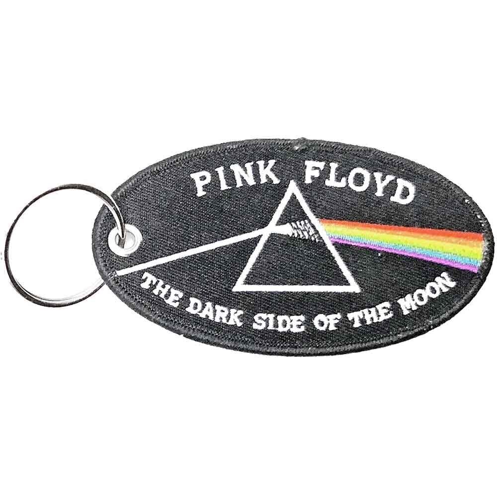 Музична підвіска Pink Floyd Dark Side of the Moon Oval Black Border Брелок