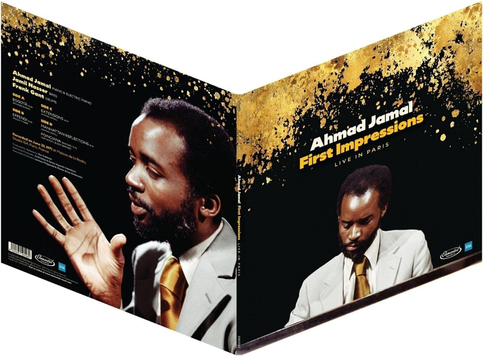 Disque vinyle The Ahmad Jamal Trio - First Impressions - Live In Paris 1971 (Limited Edition) (Gatefold) (2 LP)