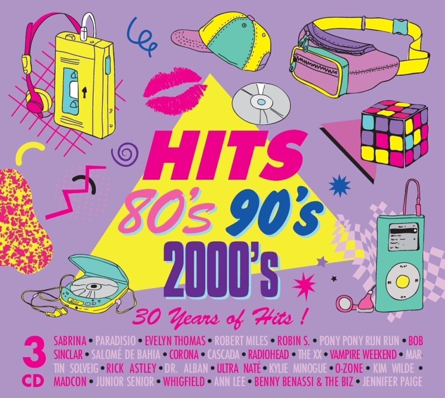 Music CD Various Artists - Hits 80's 90's 2000's - 30 Years Of Hits (Digipak) (3 CD)