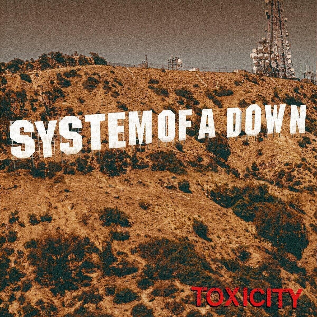 LP ploča System of a Down - Toxicity (25th Anniversary Edition) (Indie Exclusive) (Laser-Etched) (Black/Burgundy/Black Marble Coloured) (2 LP)