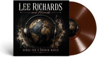 Вінілові платівки Lee Richards and Friends - Songs For A Broken World (Limited Edition) (Brown Coloured) (LP)