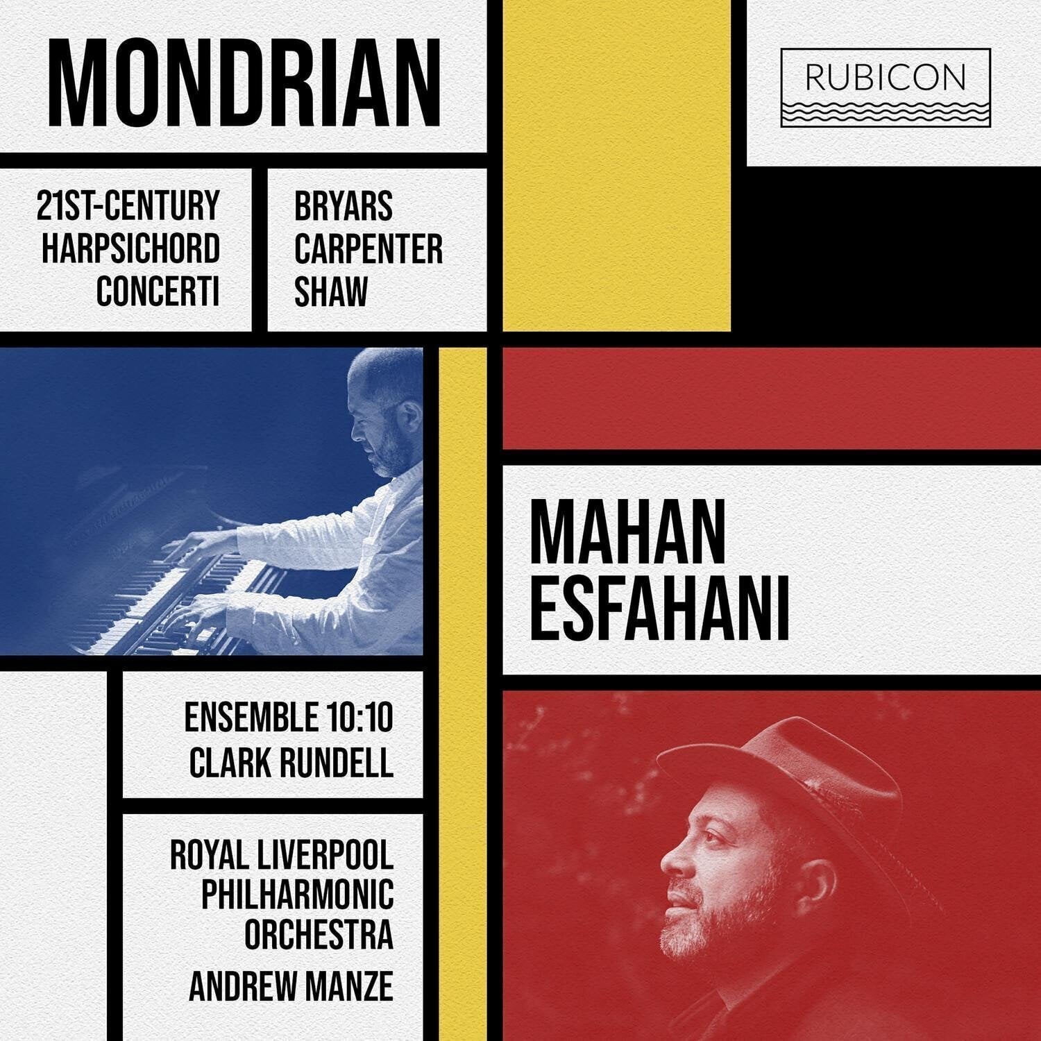 Music CD Mahan Esfahani - Mondrian: 21st-Century Harpsichord Concerti (CD)