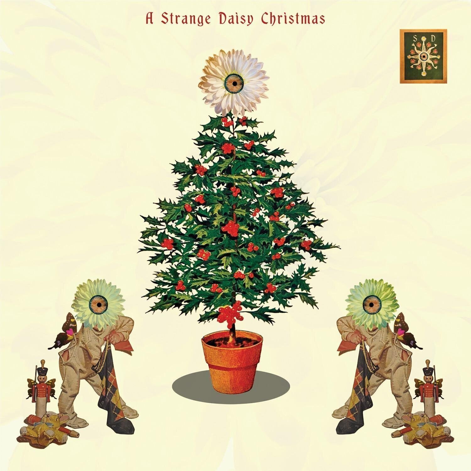 LP ploča Various Artists - A Strange Daisy Christmas (Silver/Gold Smoke Coloured) (180 g) (LP)