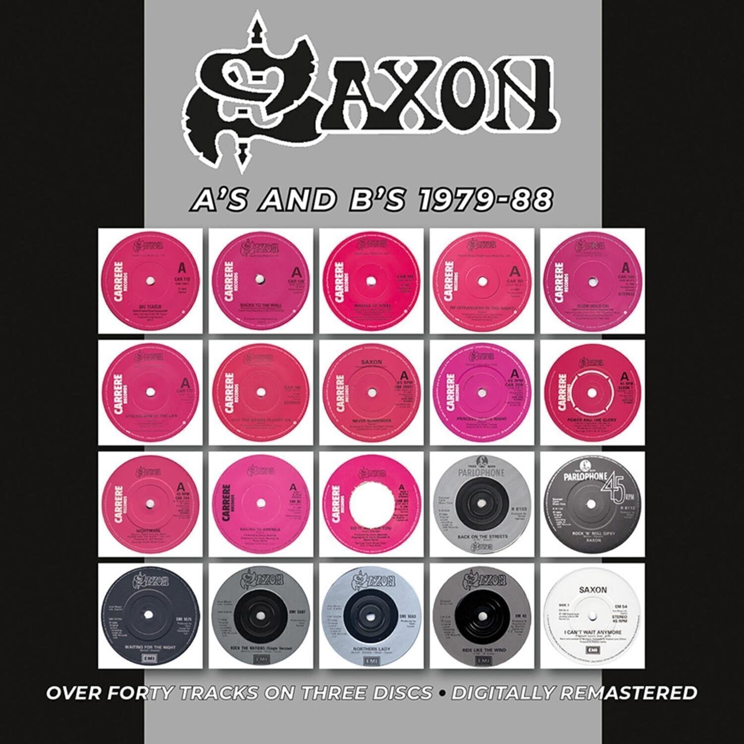 Music CD Saxon - A's & B's 1979-1988 (Box Set) (Remastered) (3 CD)