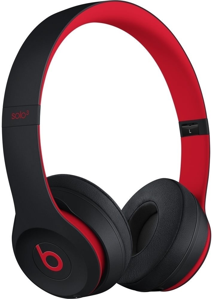 Wireless On-ear headphones Beats Solo3 Black-Red
