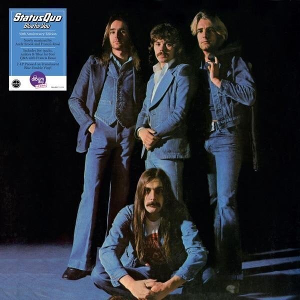 Disco in vinile Status Quo - Blue For You (Nad) (Reissue) (50th Anniversary/Limited Edition) (Translucent Blue Coloured) (2 LP)