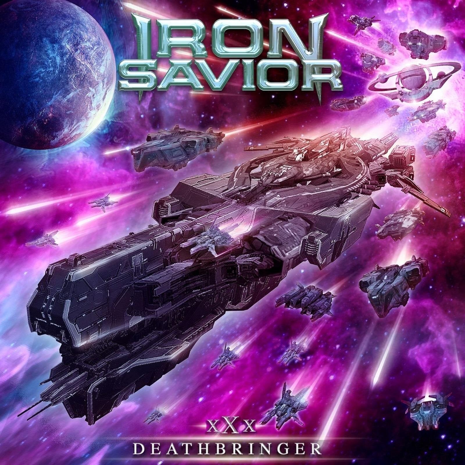 Hanglemez Iron Savior - Deathbringer (Blue Coloured) (LP)