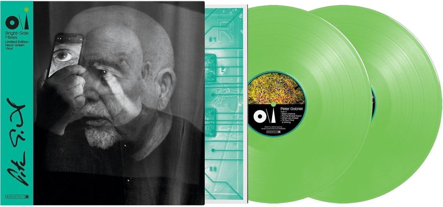 Vinylplate Peter Gabriel - OI (Bright-Side Mix) (Indie Exclusive) (Neon Green Coloured) (2 LP)