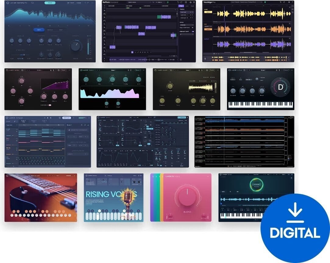 Procesador de efectos de complemento de software LANDR Ultimate Bundle 2 (Producto digital)
