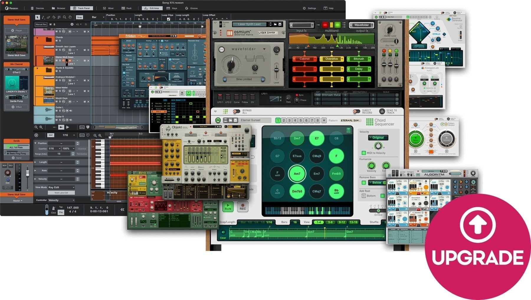 Update / Upgrade / Expansion Reason Studios Reason 14 Complete Upgrade (Digitalni proizvod)
