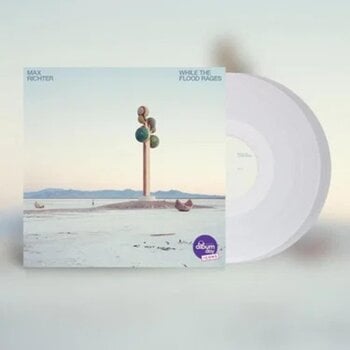 Vinyl Record Max Richter - While The Flood Rages (Limited Edition) (National Album Day UK Exclusive) (Laser-Etched) (Transparent Clear Coloured) (2 LP) - 1