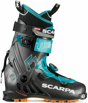 Cipele za turno skijanje Scarpa F1 95 Anthracite/Pagoda Blue 265 - 1