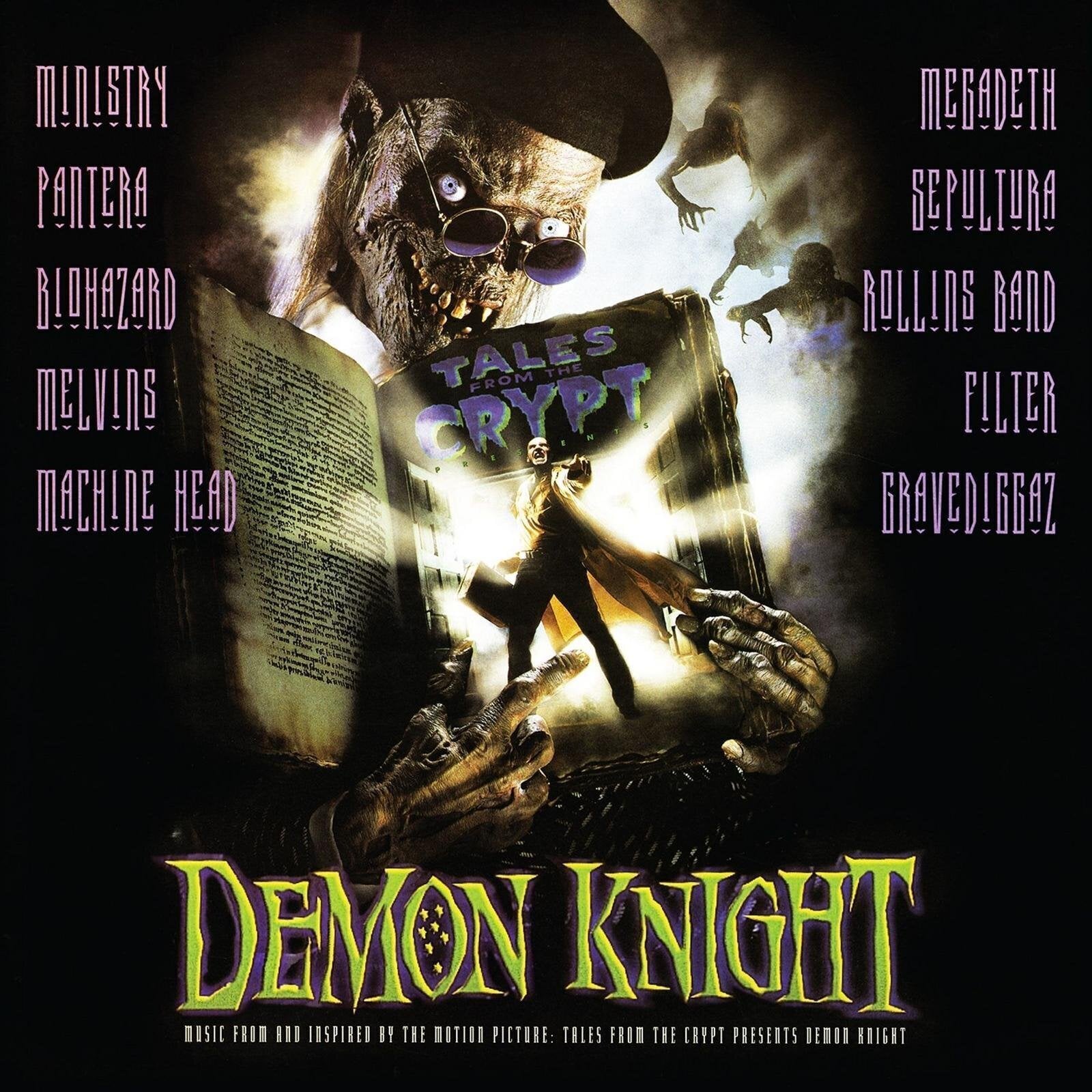 Vinila plate Various Artists - Tales From The Crypt Presents: Demon Knight (O.S.T.) (Limited Edition) (Blue/White Cryptkeeper Halloween Splatter Coloured) (LP)
