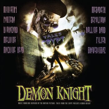 Vinila plate Various Artists - Tales From The Crypt Presents: Demon Knight (O.S.T.) (Limited Edition) (Blue/White Cryptkeeper Halloween Splatter Coloured) (LP) - 1