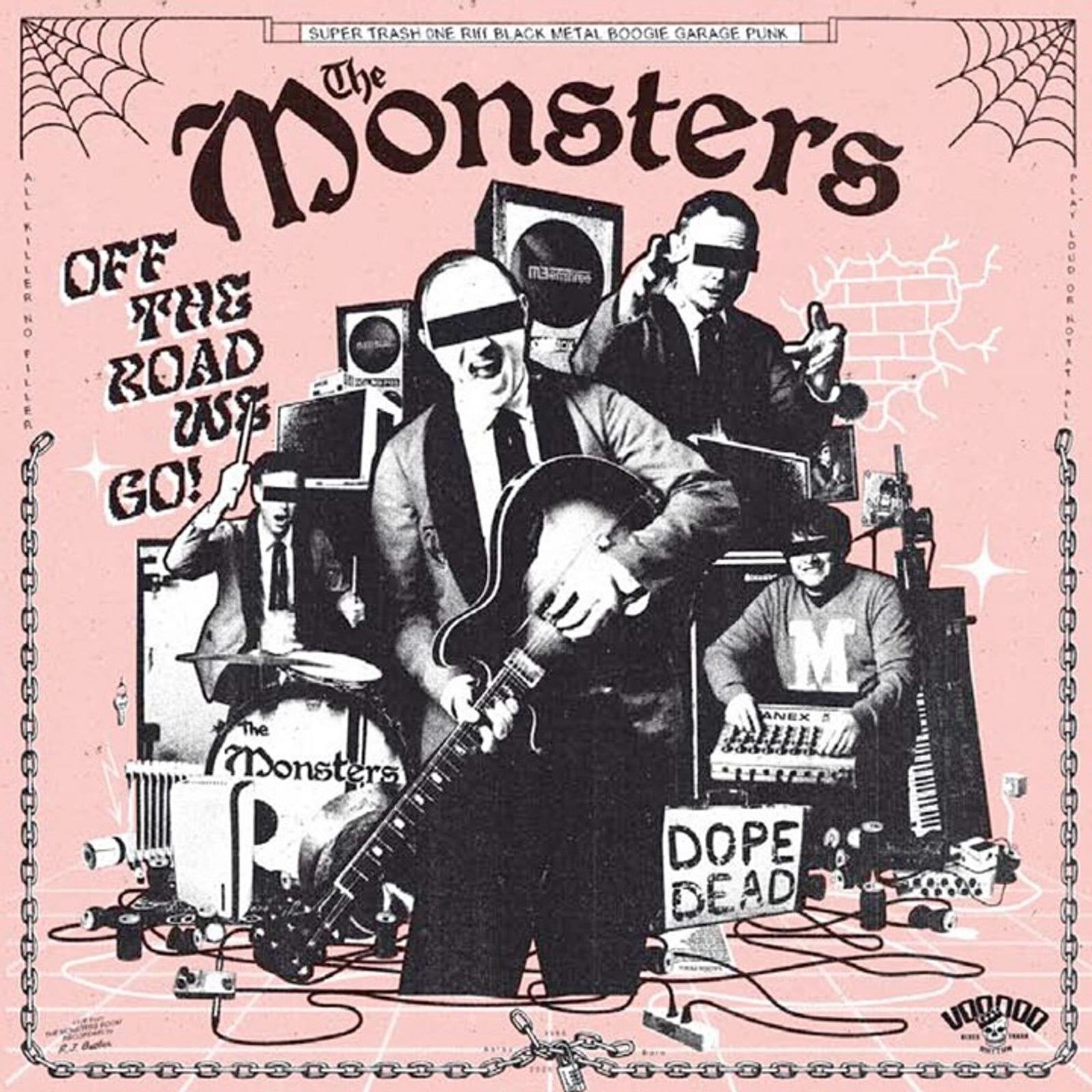 Music CD The Monsters - Off The Road We Go! (CD)