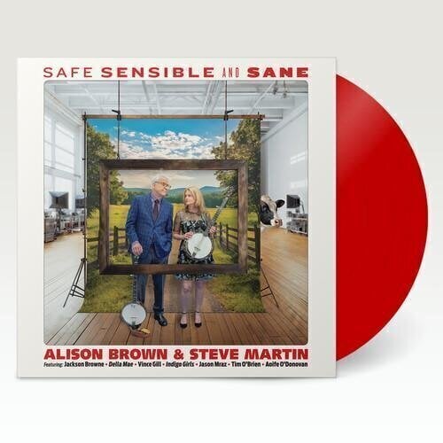 LP deska Alison Brown & Steve Martin - Safe Sensible & Sane (Limited Edition) (Red Coloured) (LP)