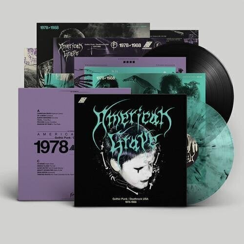 Грамофонна плоча Various Artists - American Grave (Gothic Punk-Deathrock USA: 1978-1988) (Splintered Tomb Coloured) (2 LP)