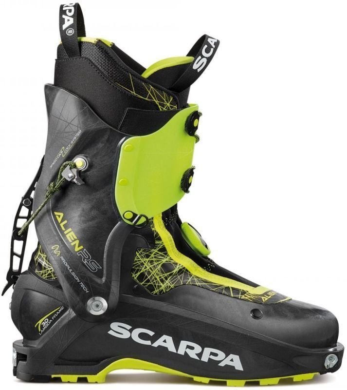 Cipele za turno skijanje Scarpa Alien RS 95 Black/Yellow 26,0