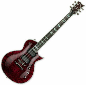 Guitare électrique ESP LTD EC1000QM SeeThru Black Cherry - 1