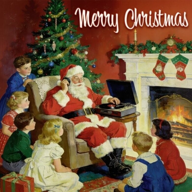 Vinyl Record Various Artists - Merry Christmas 2026 (Limited Edition) (White/Green Splatter Coloured) (LP + CD)