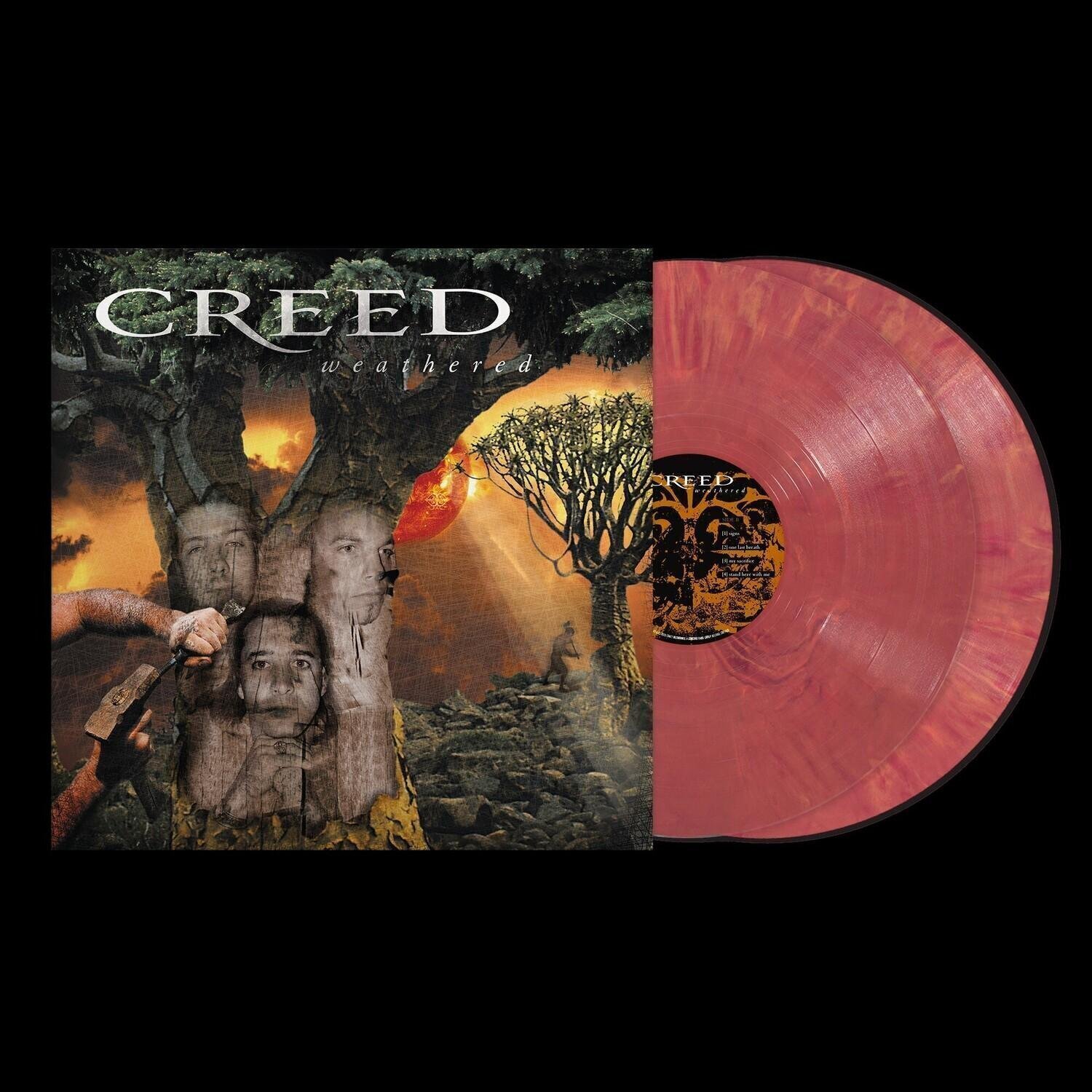 LP deska Creed - Weathered (25th Anniversary/Deluxe/Expanded Edition) (Indie Exclusive) (Gatefold) (Remastered) (Marbke Coloured) (2 LP)