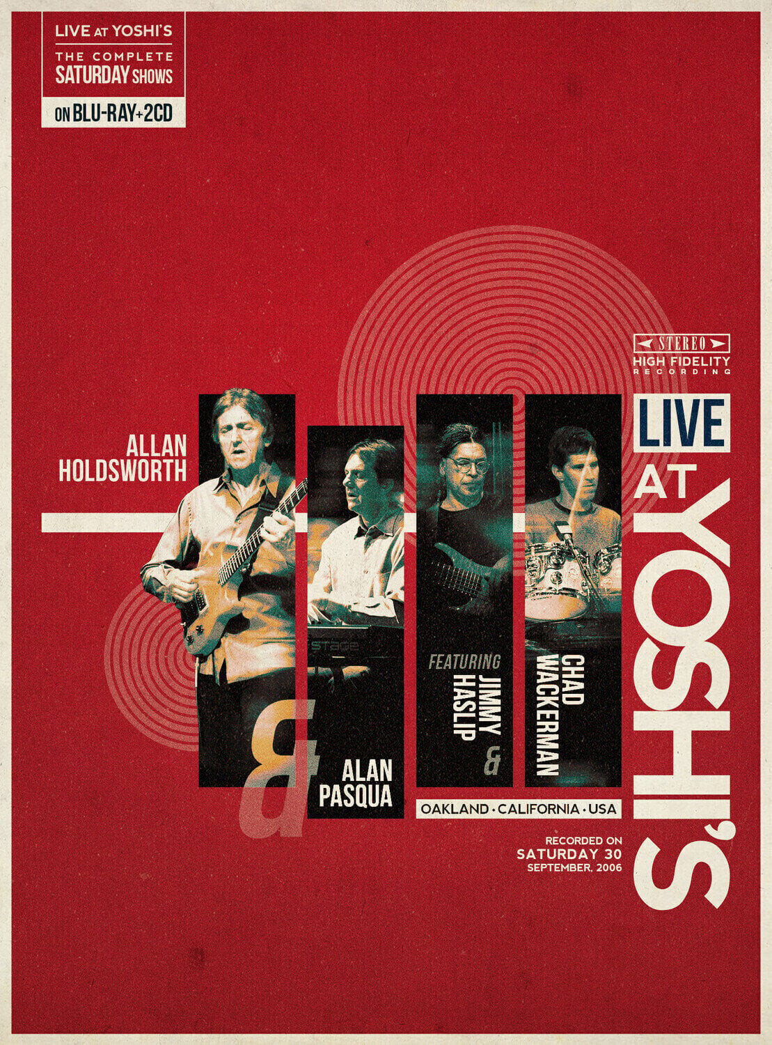 Music CD Allan Holdsworth & Alan Pasqua & Jimmy Haslip & Chad Wackerman - Live At Yoshi's (Saturday 30-09-2006) (Box Set) (2 CD + Blu-ray)
