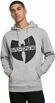 Hættetrøje Wu-Tang Clan Hættetrøje Logo Heather Grey S - 1