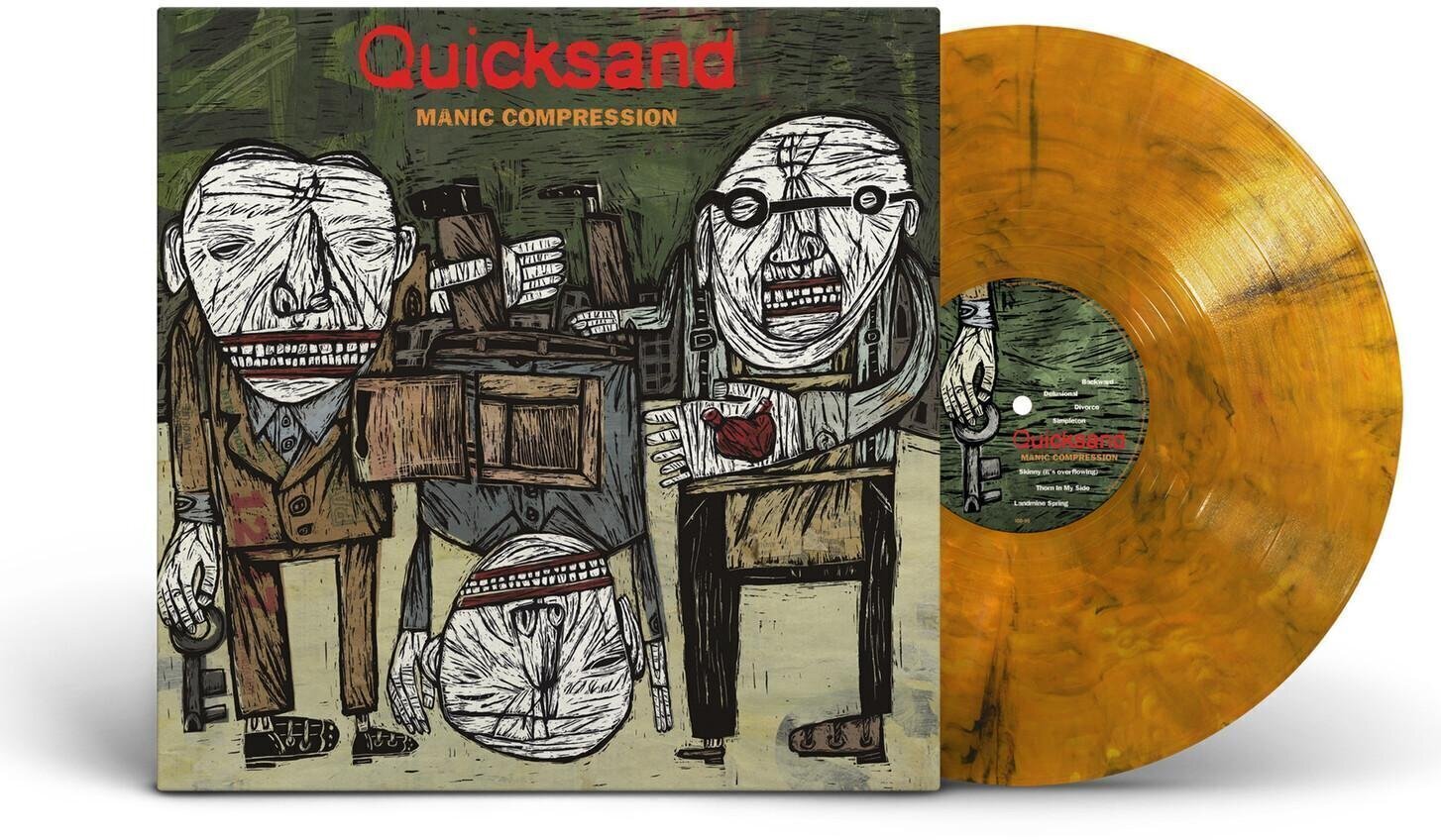LP ploča Quicksand - Manic Compression (Tigers Eye Orange Coloured) (LP)