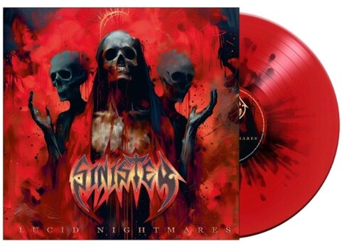 Vinylplade Sinister - Lucid Nightmares (Splatter Red/Black Coloured) (LP) - 1
