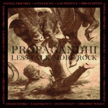 Disco in vinile Propagandhi - Less Talk, More Rock (Reissue) (30th Anniversary Edition) (Olive Green Coloured) (LP) - 1