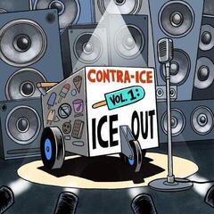 Disco in vinile Various Artists - Contra-ICE Vol. 1: ICE Out (Limited Edition) (Indie Exclusive) (Orange/Blue Coloured) (2 LP)