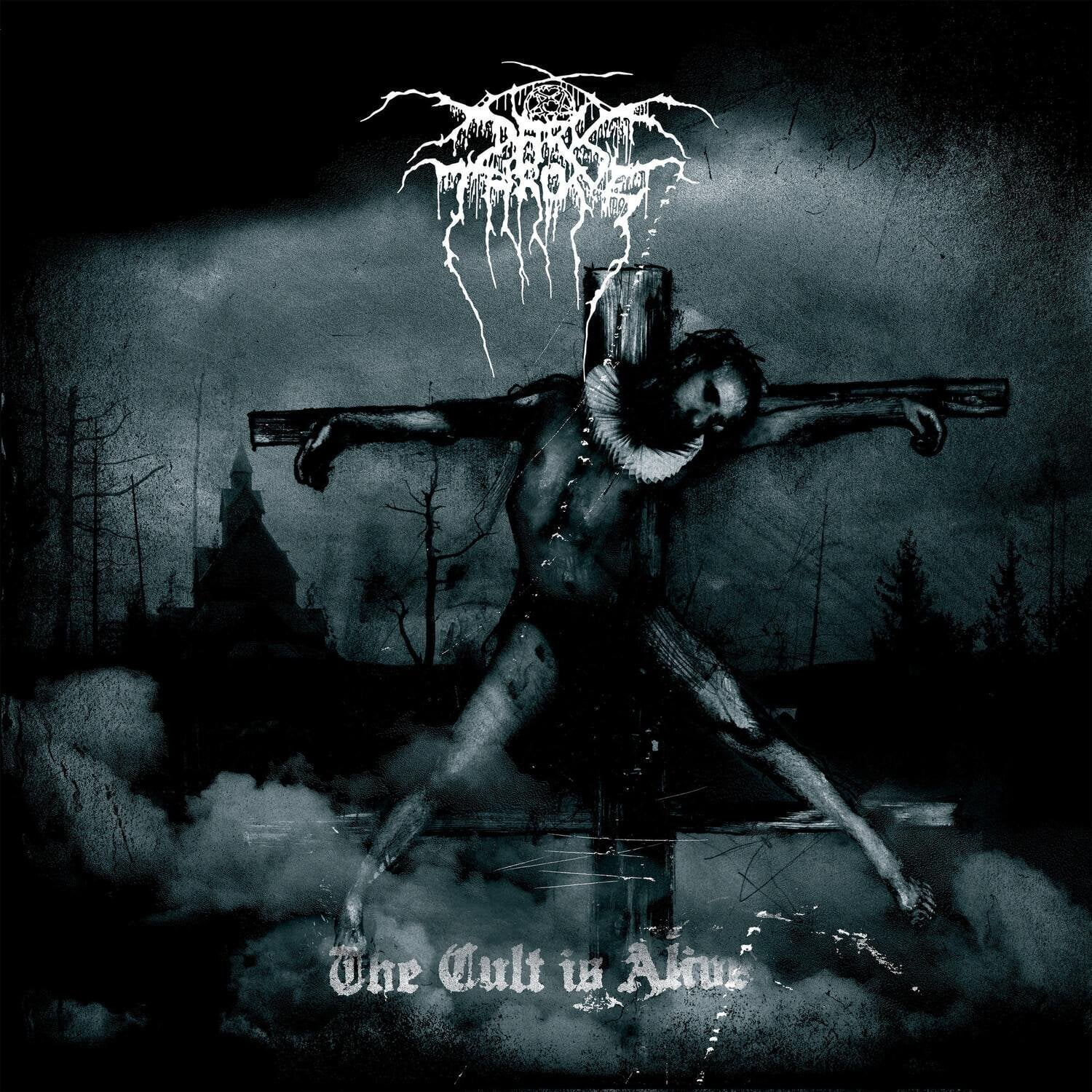 LP plošča Darkthrone - The Cult Is Alive (20th Anniversary/Limited Edition) (Black/Blue/White Marble Coloured) (LP)