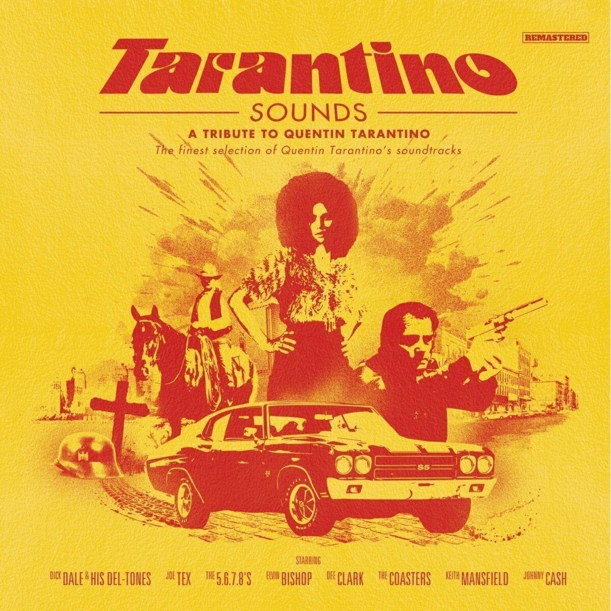 Vinyl Record Various Artists - Tarantino Sounds (O.S.T.) (Remastered) (Yellow Cloudy Coloured) (LP)