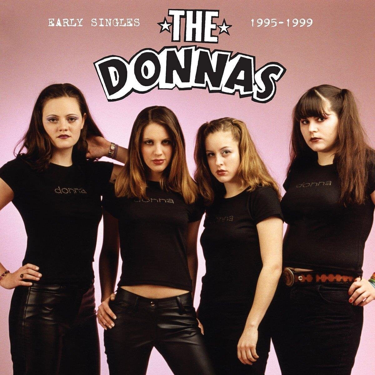 Грамофонна плоча The Donnas - Early Singles 1995-1999 (Limited Edition) (Remastered) (Natural with Pink Yum Yum Swirl Coloured) (LP)