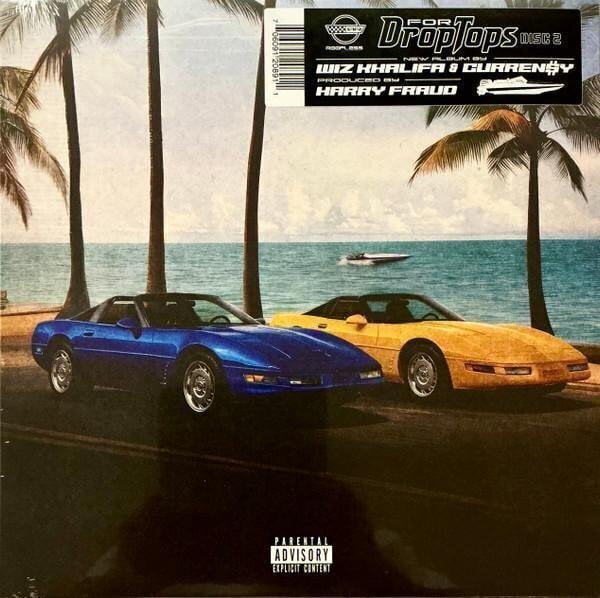 Disc de vinil Curren$Y & Wiz Khalifa & Harry Fraud - Roofless Records For Drop Tops (Clear Coloured) (LP)