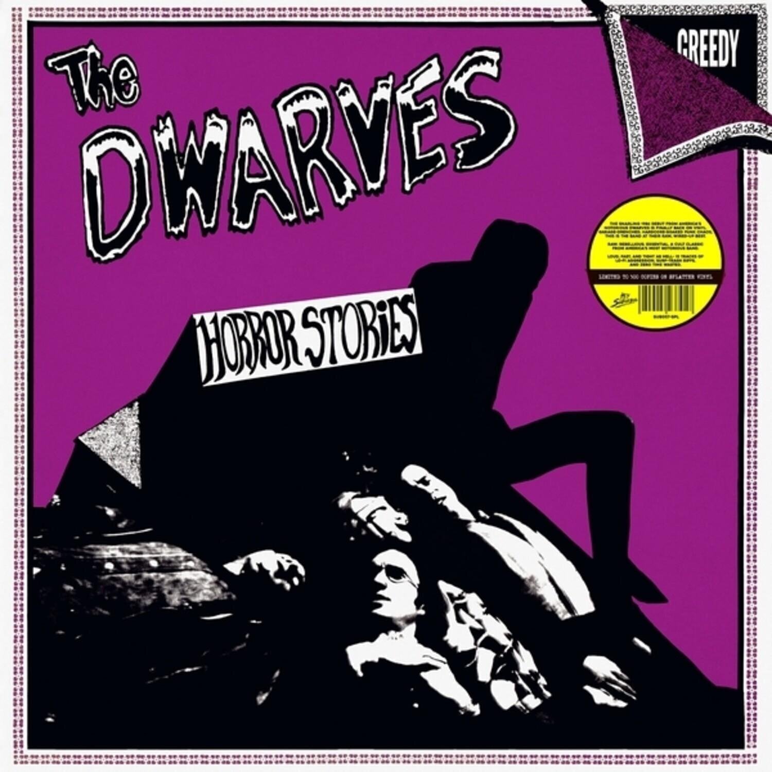 Schallplatte Dwarves - Horror Stories (Limited Edition) (Black/White Splatter Coloured) (LP)