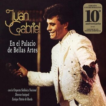 Hanglemez Juan Gabriel - En El Palacio De Bellas Artes (Reissue) (Special Edition) (Gatefold) (Translucent with Gold Spots Coloured) (2 LP) - 1