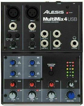 Table de mixage analogique Alesis MULTIMIX 4 USB - 1