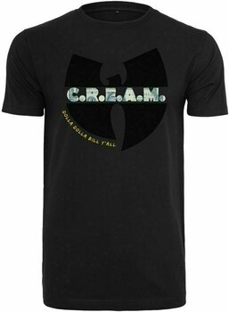 Shirt Wu-Tang Clan Shirt C.R.E.A.M. Heren Black XS - 1