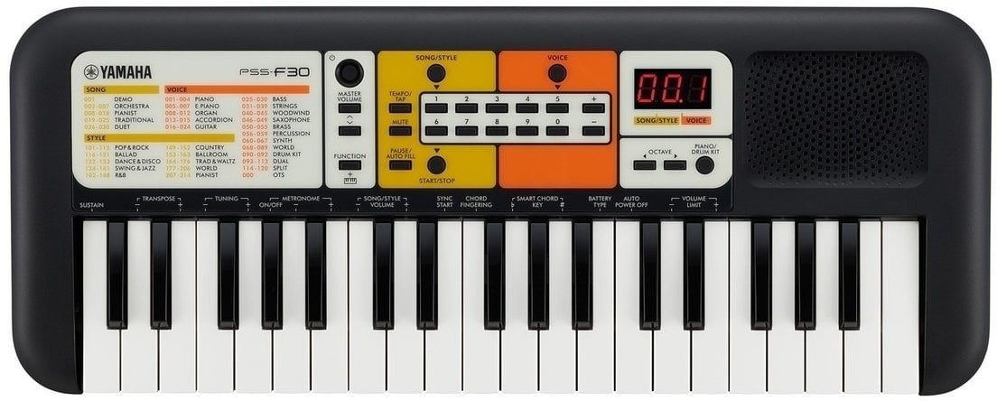 Kinder-Keyboard Yamaha PSS-F30 Schwarz