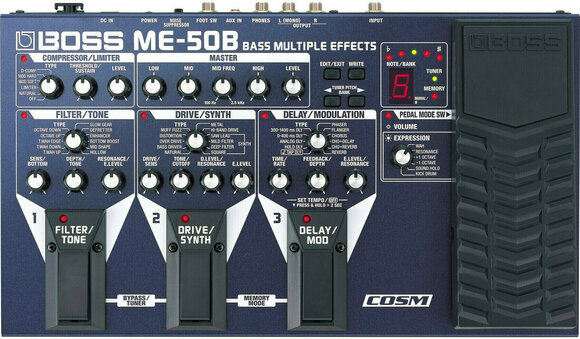 Basgitarr Multi-Effect Boss ME-50B Bass Multiple Effects - 1