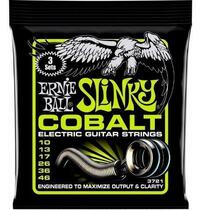 Ernie Ball 3721 Slinky Cobalt 3-Pack Cordes pour guitares électriques (Comme neuf)