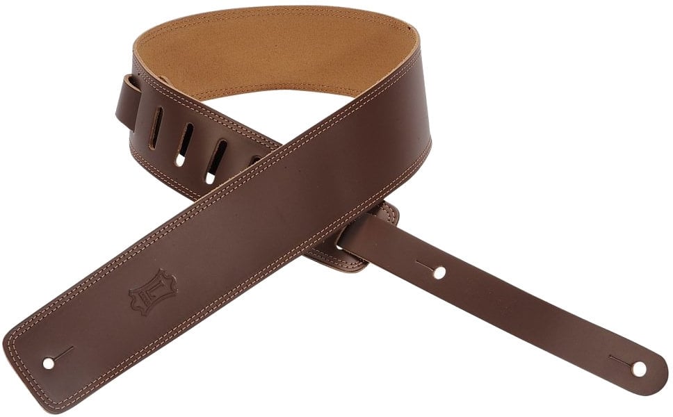 Leather guitar strap Levys DM1 Leather guitar strap Brown