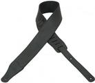 Levy's Ebony 2.5 Black Courroie de guitare (Comme neuf)