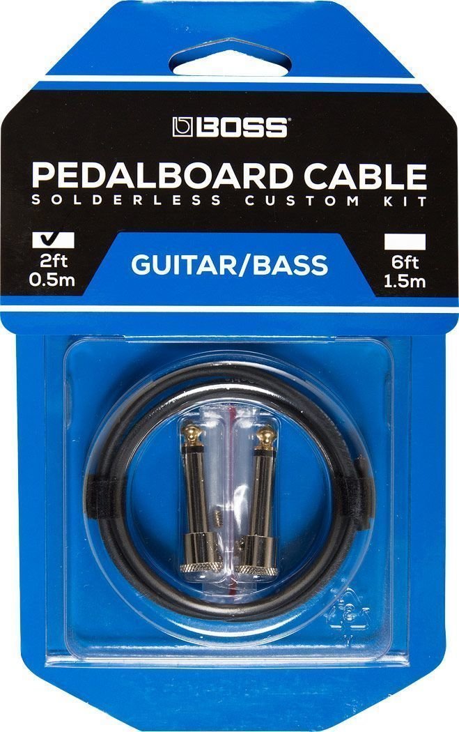 Adapter/Patch Cable Boss BCK-2 Black Straight - Straight