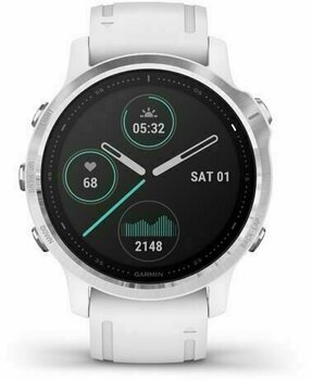 Smartwatch Garmin fenix 6S Silver/White - 1
