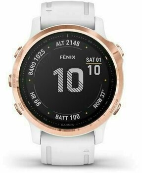 Smart ura Garmin fenix 6S Pro Rose Gold/White - 1